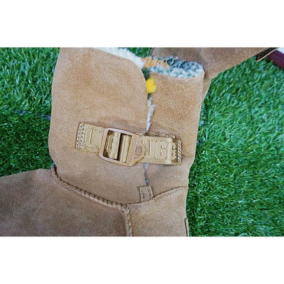 UGG Bailey Buckle Cali Collage Boots - Chestnut Olive - Women's Size 7 - Picture 5 of 6